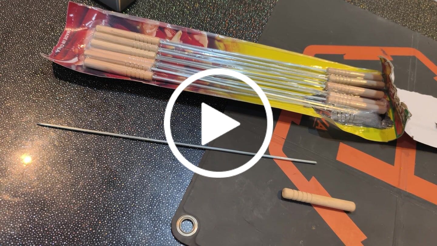 Customer video review of BBQ Skewer Set (10-pieces)