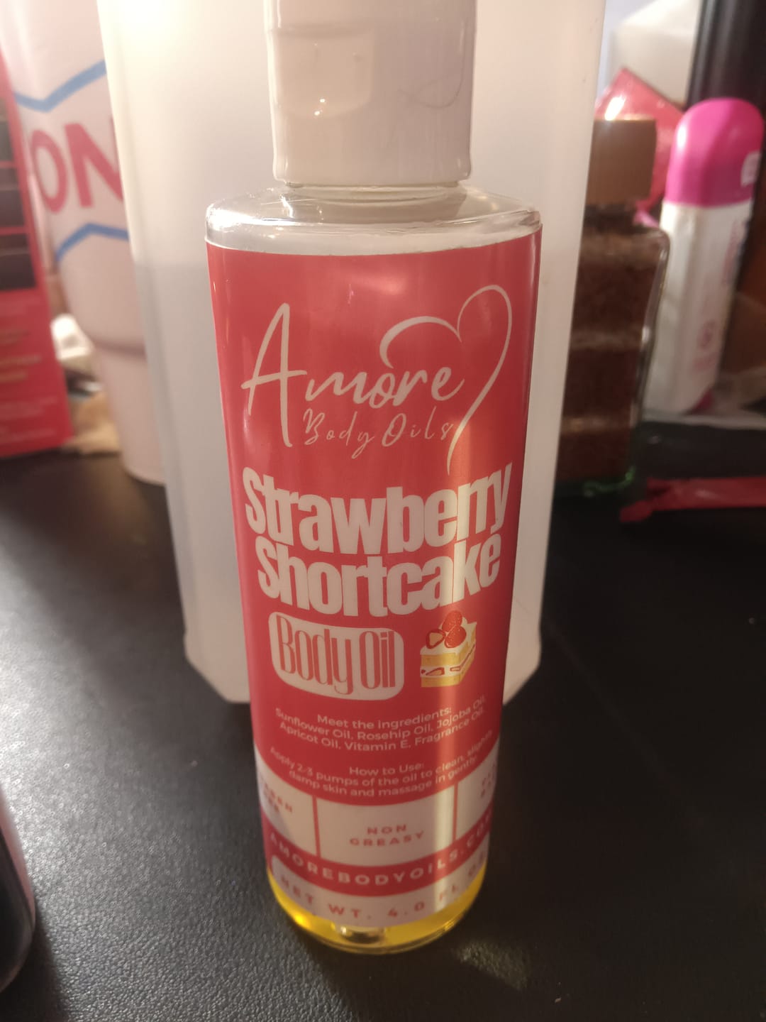 Customer photo review of Strawberry Shortcake - Body Oil