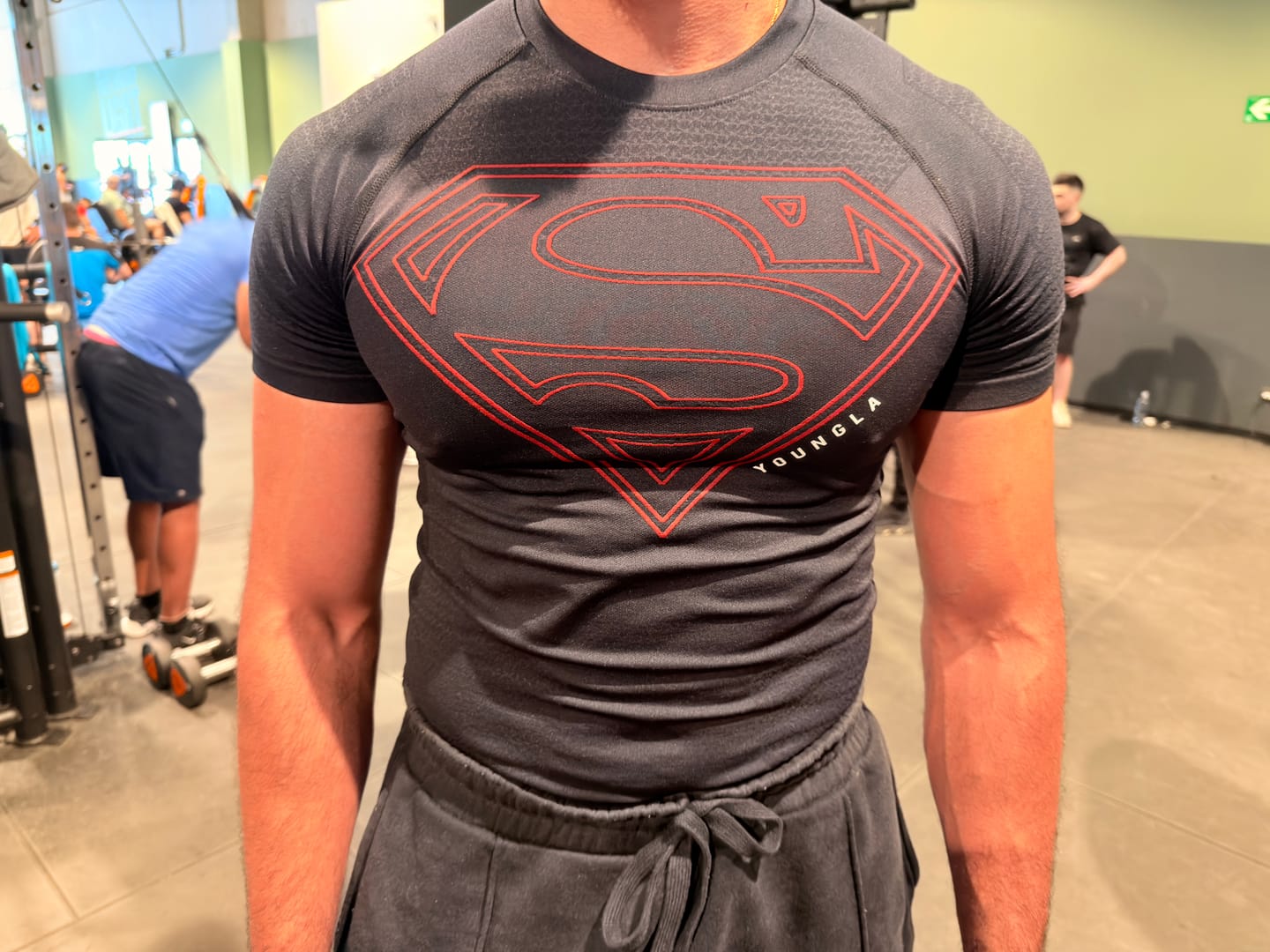 Customer photo review of 4117 - Superman Compression Tees