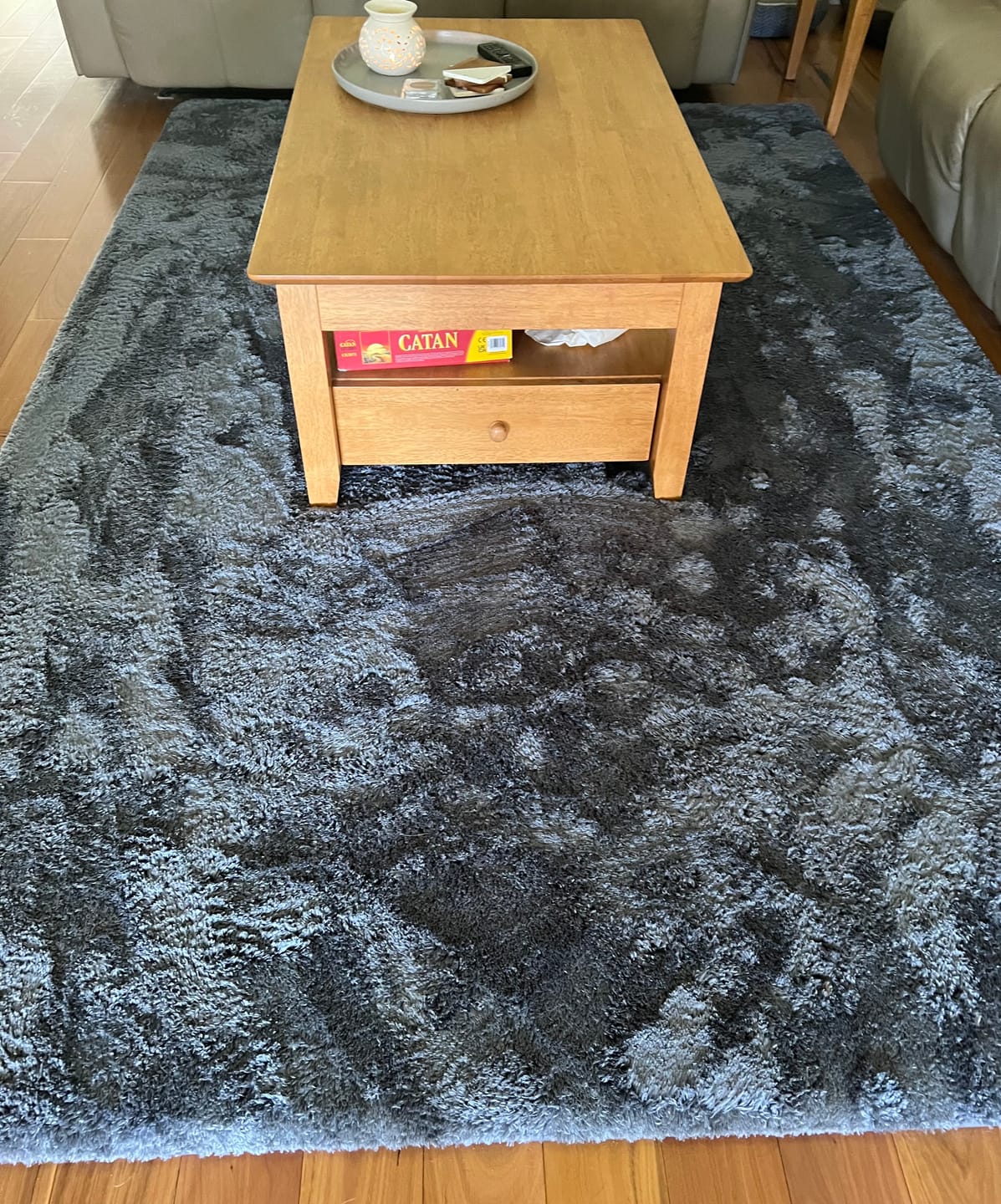 Customer photo review of Deluxe Shaggy Relax Mat - 35mm Thick Foam Base