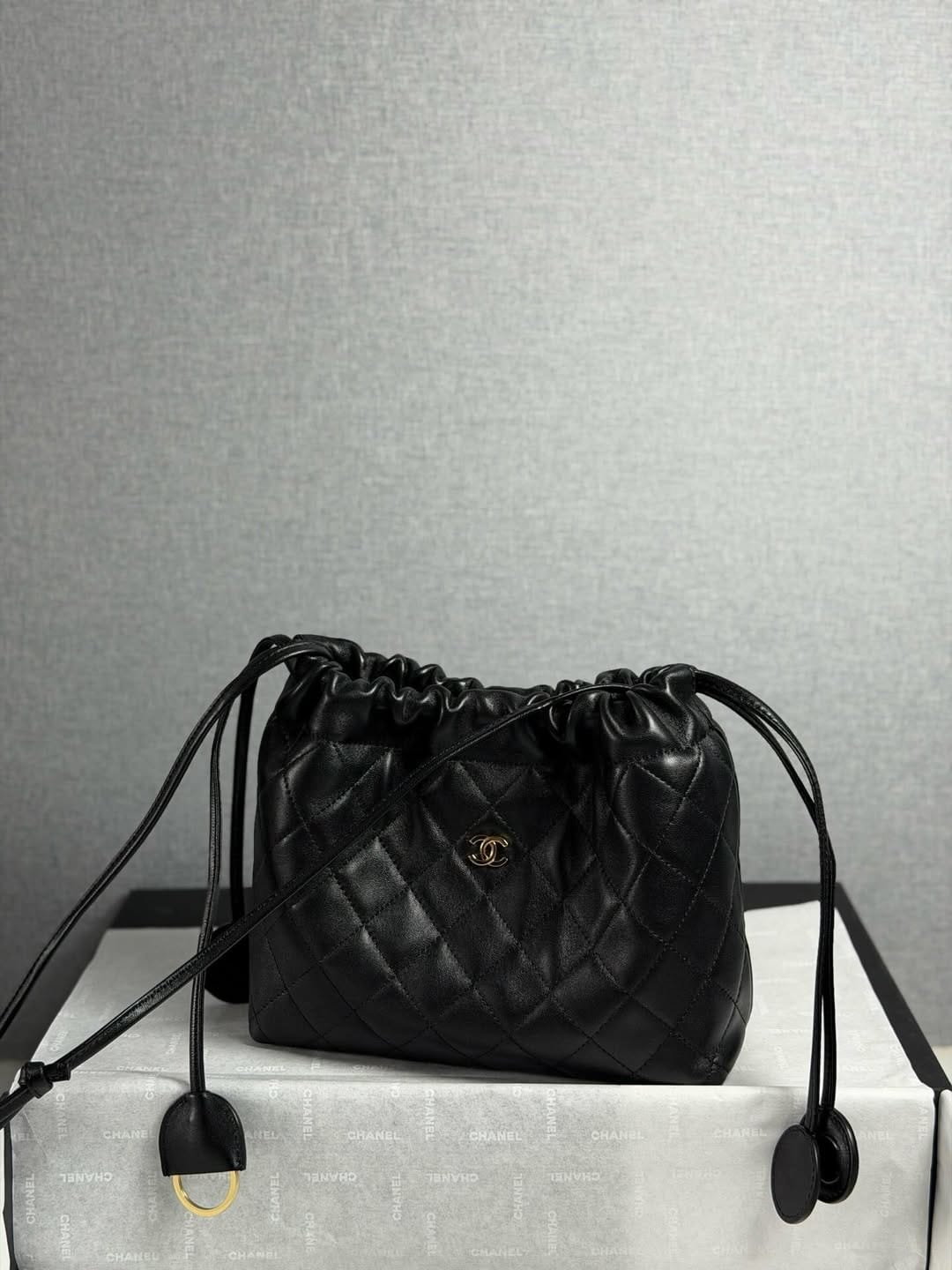 Customer photo review of Chanel 2026 Lucky Bag 22cm Black Sheepskin