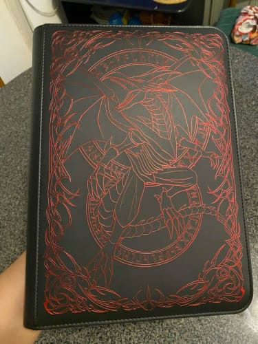 Customer photo review of Black Dragon of Destruction - 9-Pocket Trading Card Binder