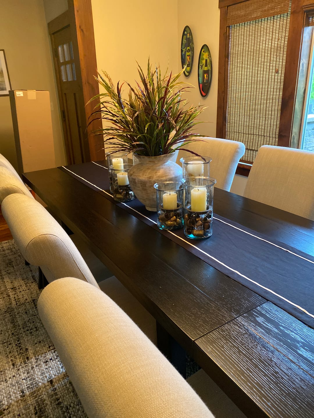 Customer photo review of Kensington Table Runner
