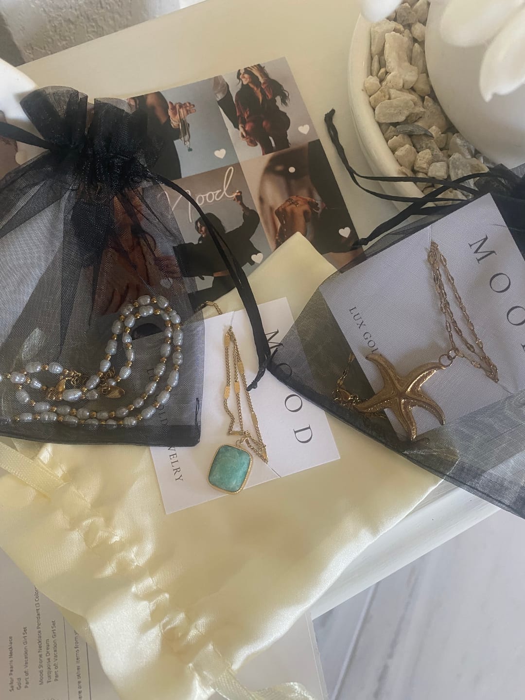 Customer photo review of Sailor Pearls Necklace