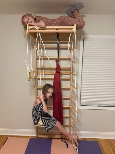 Customer photo review of Betula | Swedish Wall Ladder