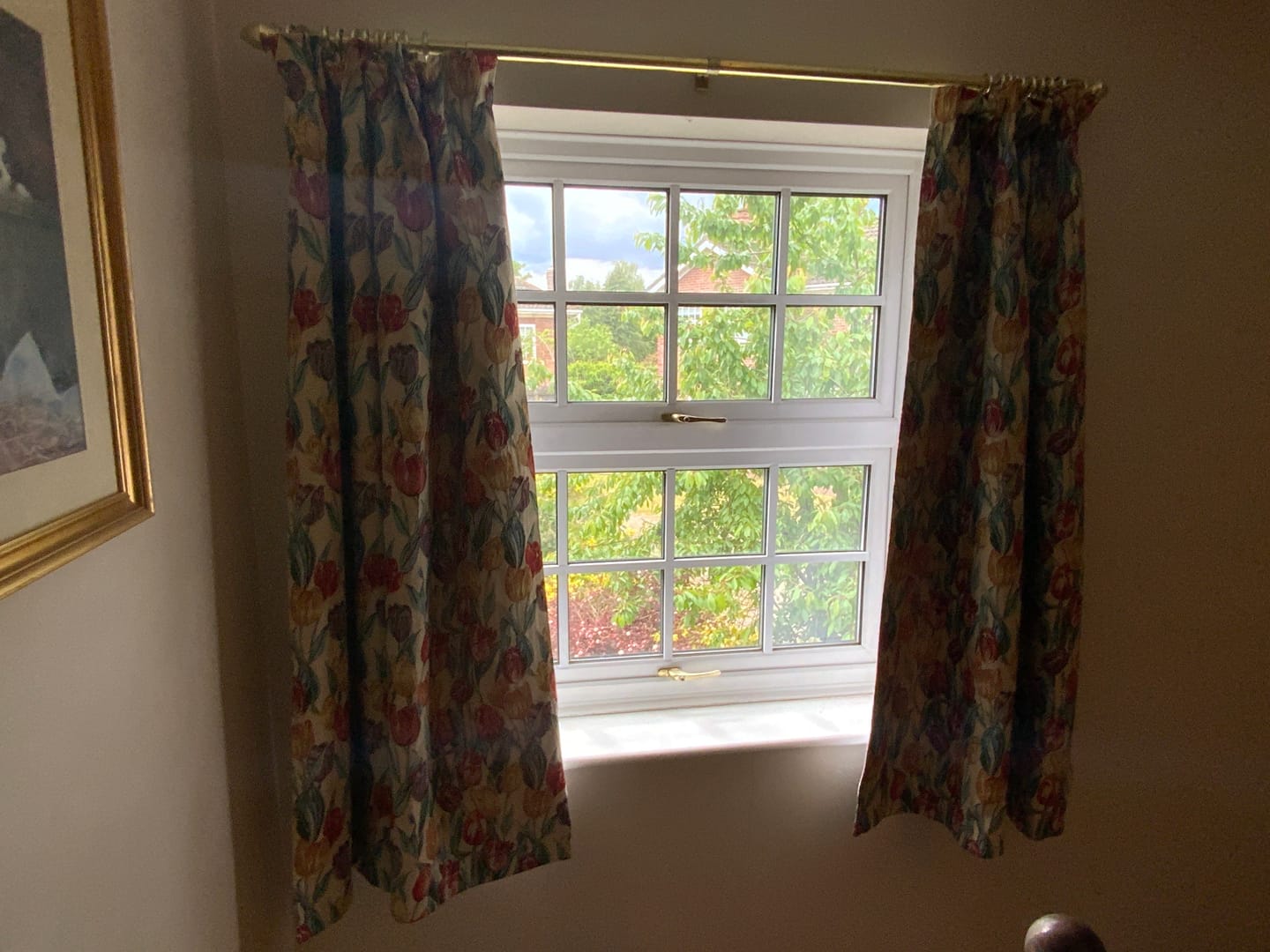 Customer photo review of Tulip Garden Tapestry Fabric