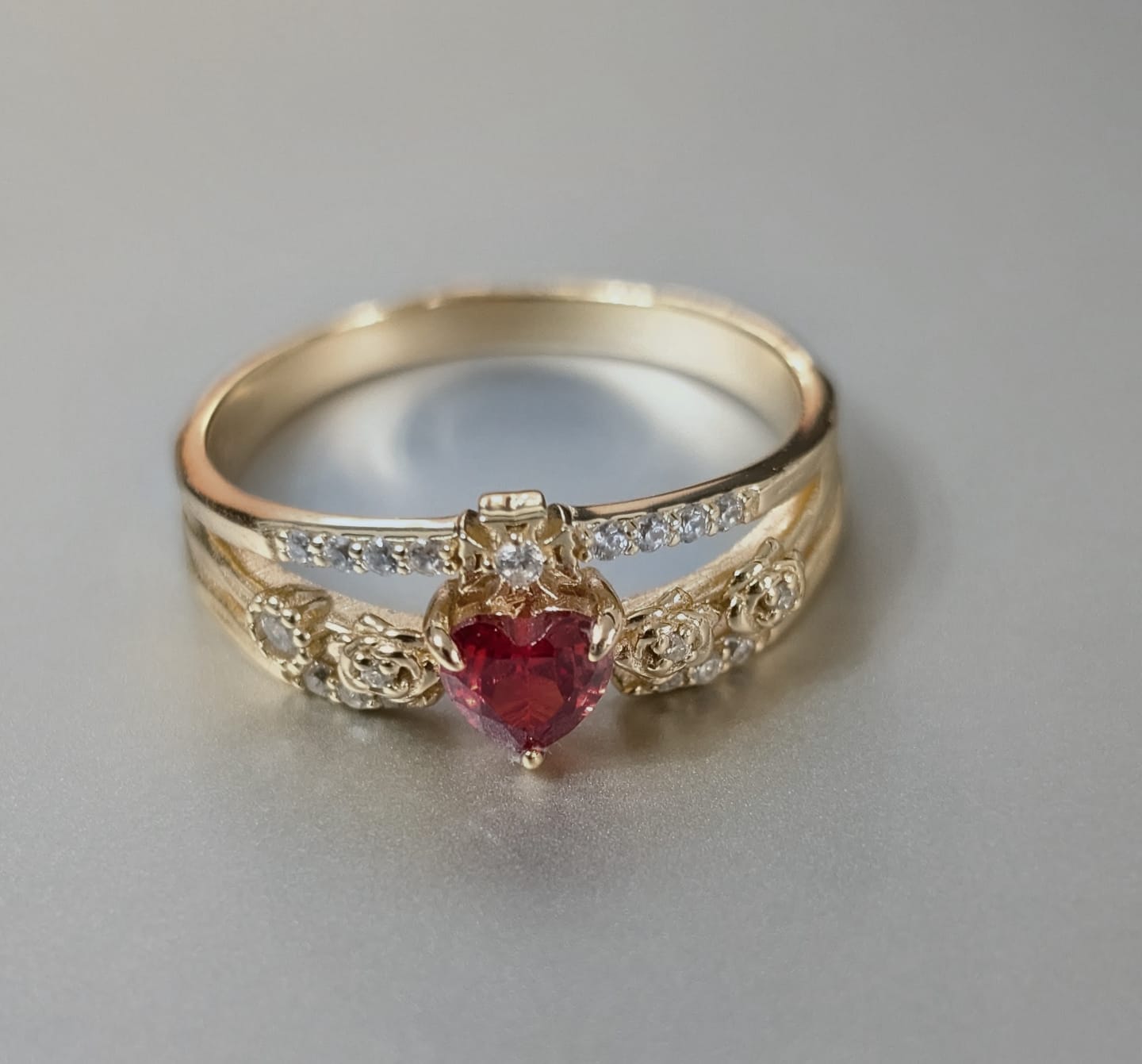 Customer photo review of Sacred Heart Bloom Ring