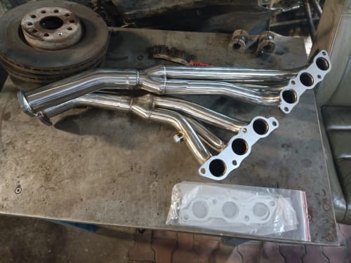 Customer photo review of S/S Exhaust Header For 01-05 Lexus IS300 3.0L 2JX-GE