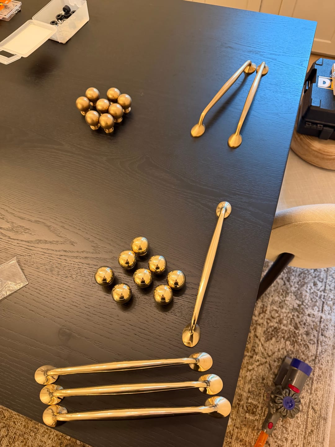 Customer photo review of Richmond Cabinet Pulls - Unlacquered Brass Polished