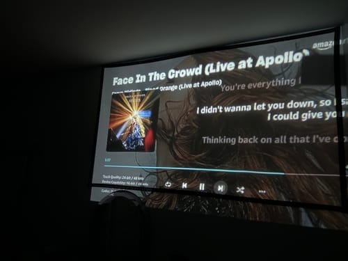 Customer photo review of CineMaster Pro® - 4K Smart Projektor
