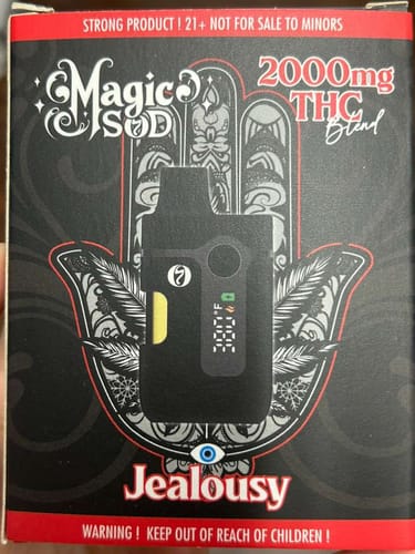 Customer photo review of MAGICSOD Jealousy 2000mg THC Blend Disposable vape - Hybrid