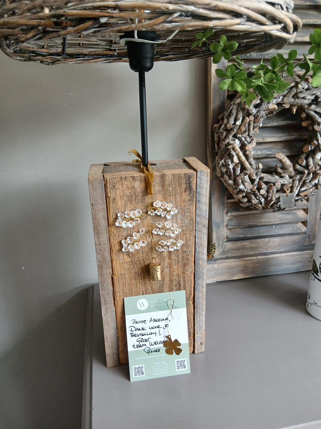 Customer photo review of Bell Ornament Almond Blossom