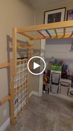 Customer photo review of Grove | Foldable Jungle Gym - Wall Mounted