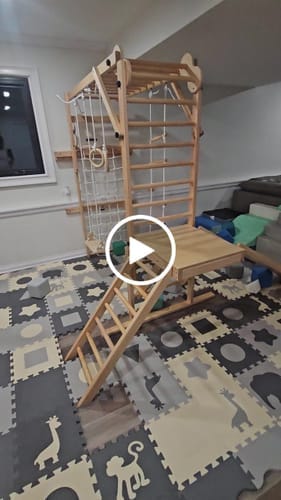 Customer photo review of Grove | Foldable Jungle Gym - Wall Mounted