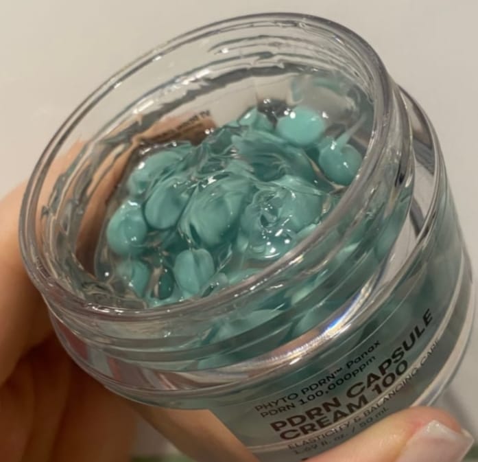 Customer photo review of Kapsulu krēms ar PDRN un peptīdiem VT Cosmetics PDRN Capsule Cream 100