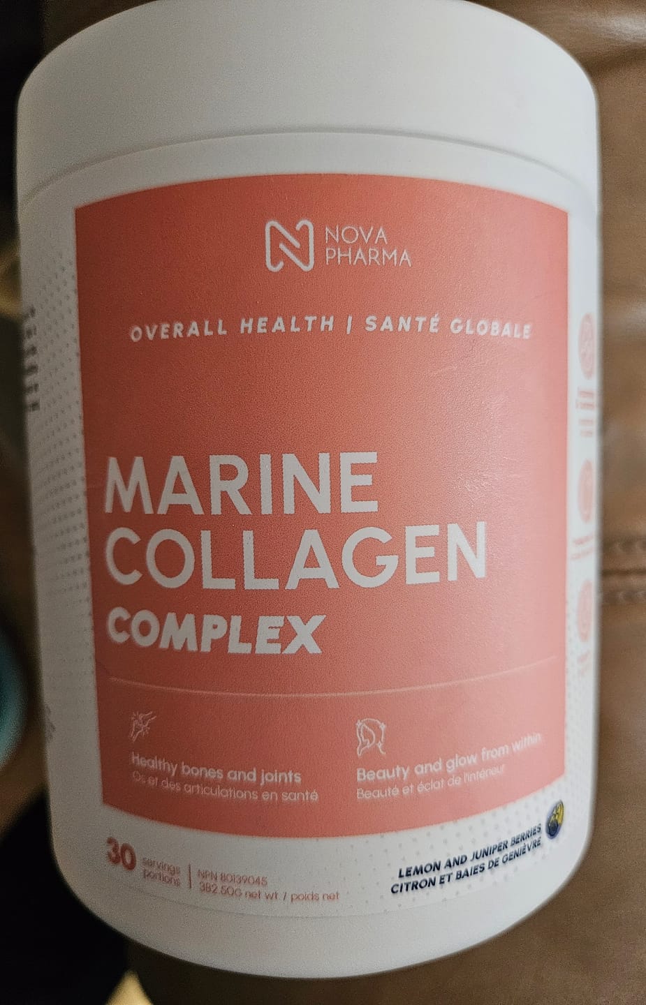 Customer photo review of Nova Pharma - Collagène Marin - 375g