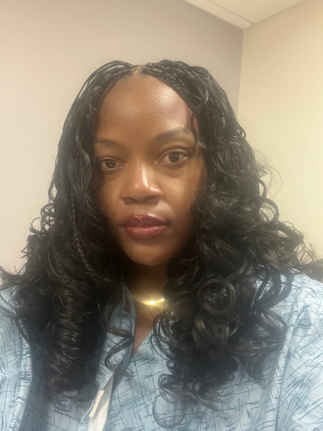 Customer photo review of Zury Sis Pre-Stretched Crochet Braid - FRENCH CURL BRAID 24" 10X