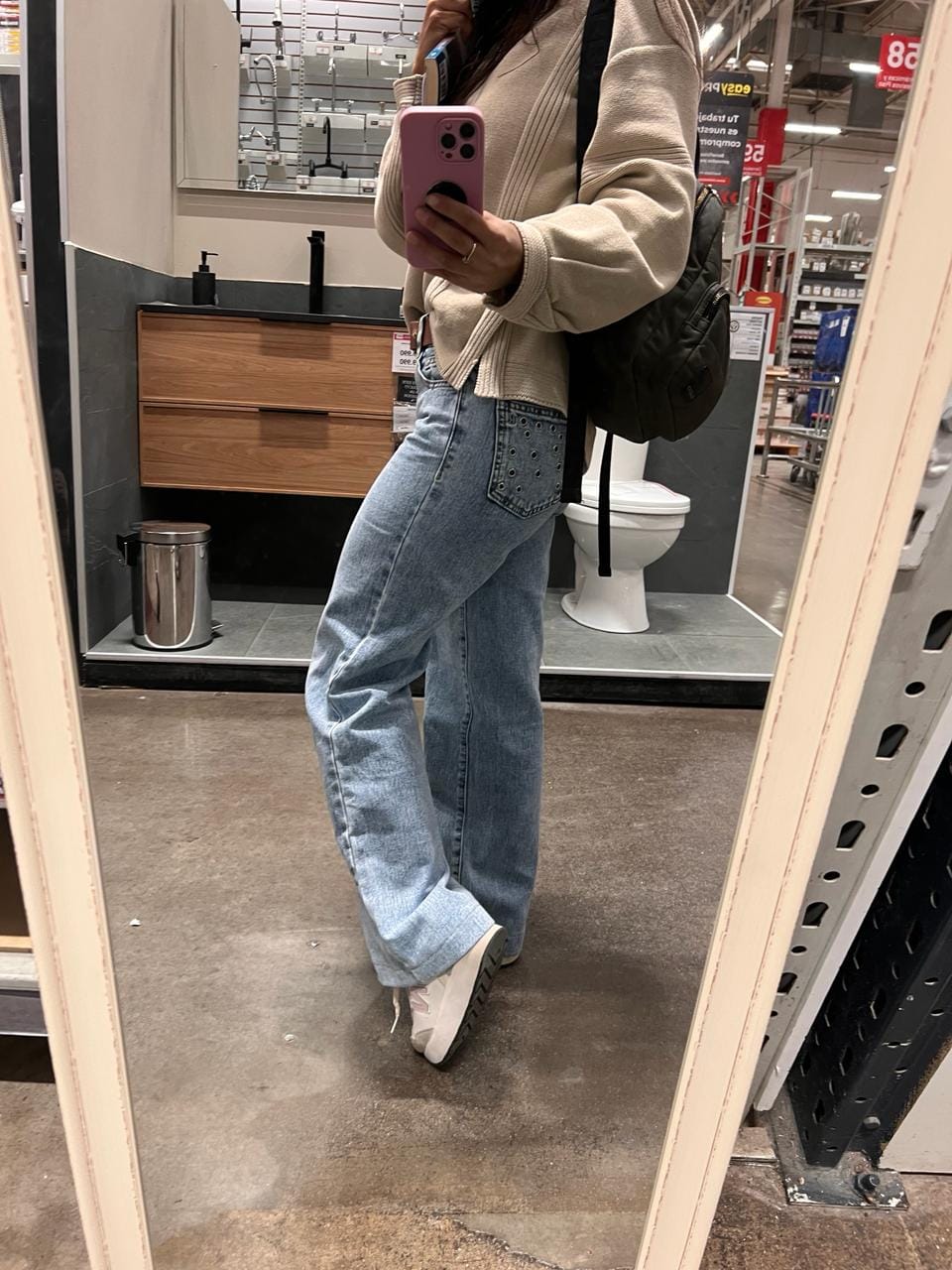 Customer photo review of Pantalón Pocket Ojal Blue