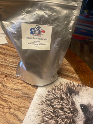 Customer photo review of Organic Goat Milk Powder