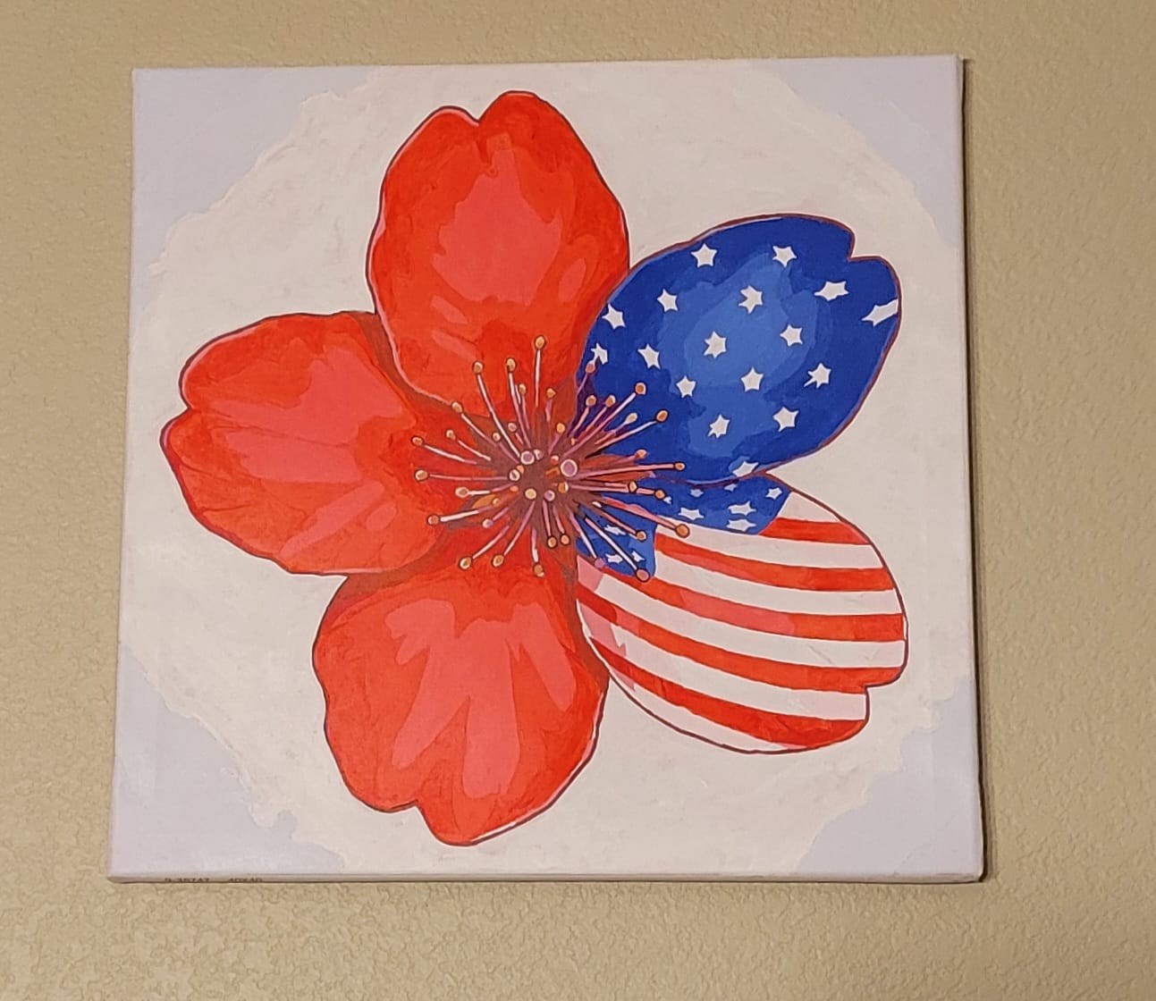 Customer photo review of Custom Paint by Number