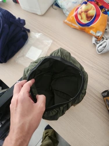 Customer photo review of ShadowSkin Helmet Cover