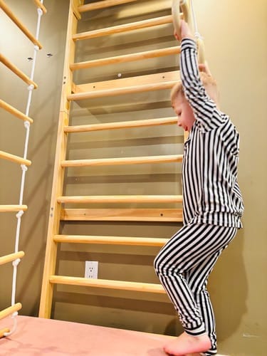 Customer photo review of Betula | Swedish Wall Ladder