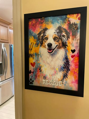 Customer photo review of Graffiti - Personalized Poster
