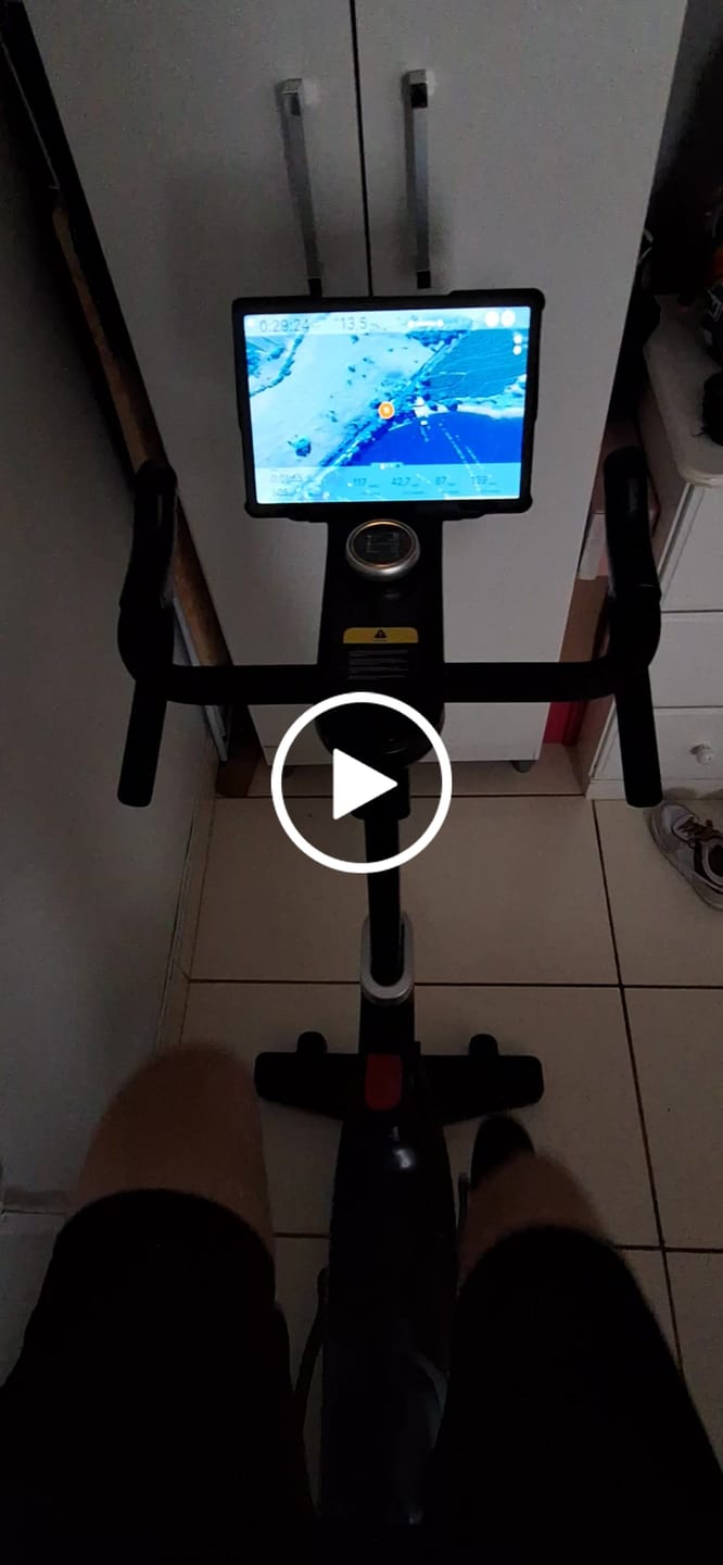 Customer video review of Bike Ergometrica Smart Advanced 13K | Ajuste Automático De Intensidade | Disco De Inercia 13K | Resistência Magnética| Suporta 150 Kg