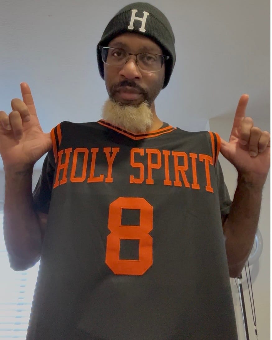 Customer photo review of Custom Black Orange Authentic Basketball Jersey