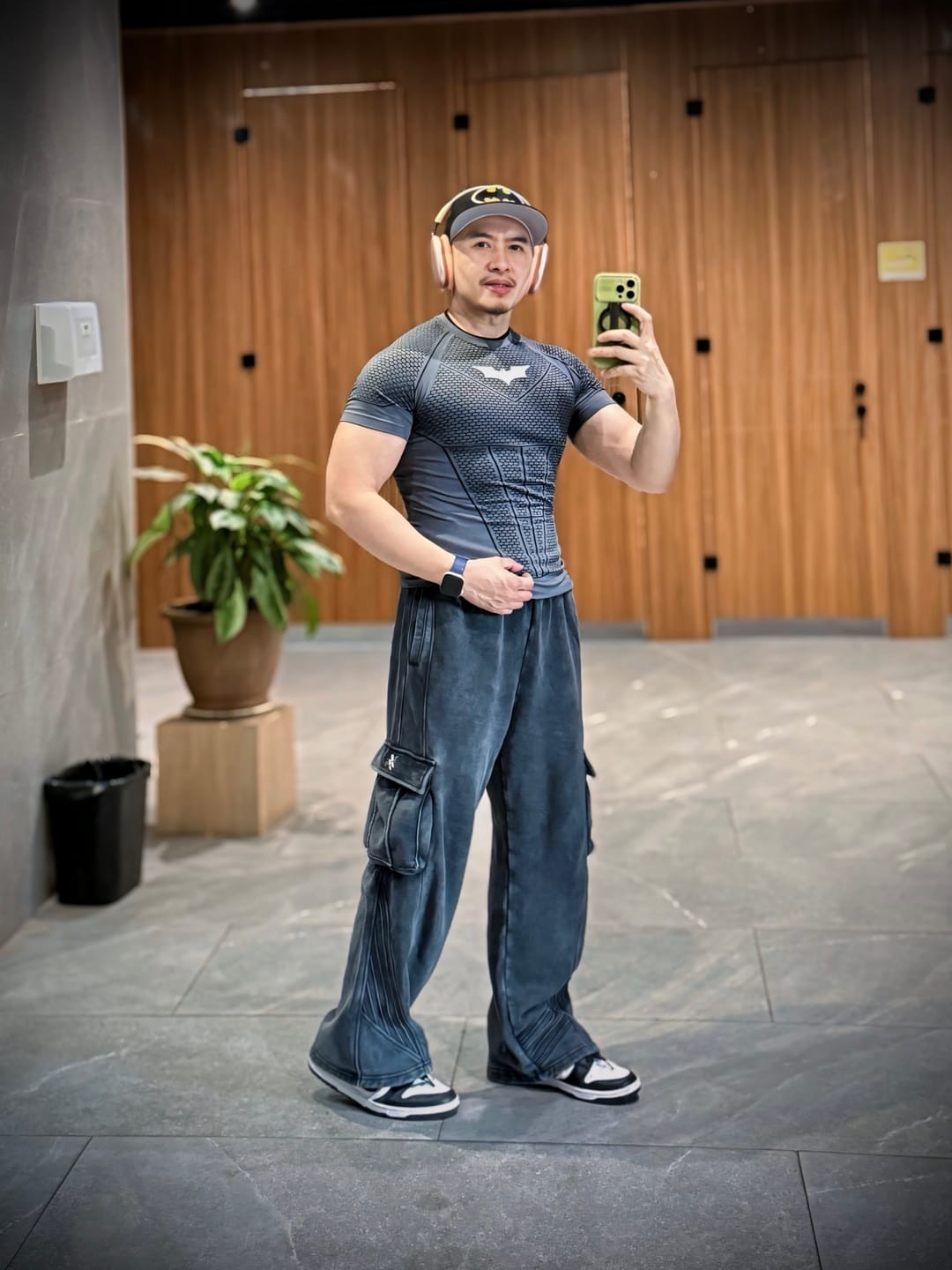 Customer photo review of 4259 - Batman Compression Tees