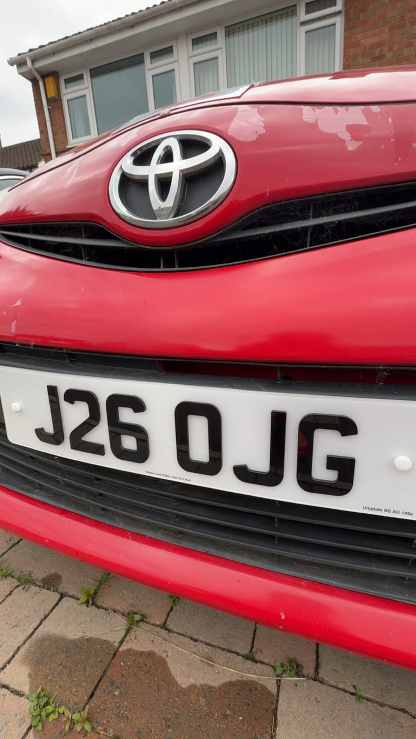 Customer photo review of 4D Number Plate - 520x111mm