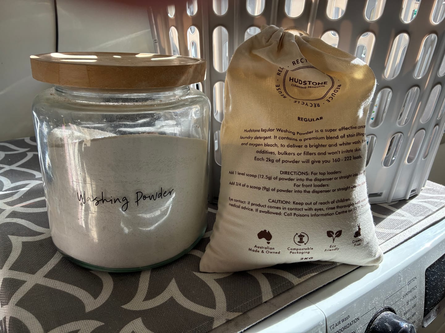 Customer photo review of Regular Washing Powder (NATURAL LAVENDER)