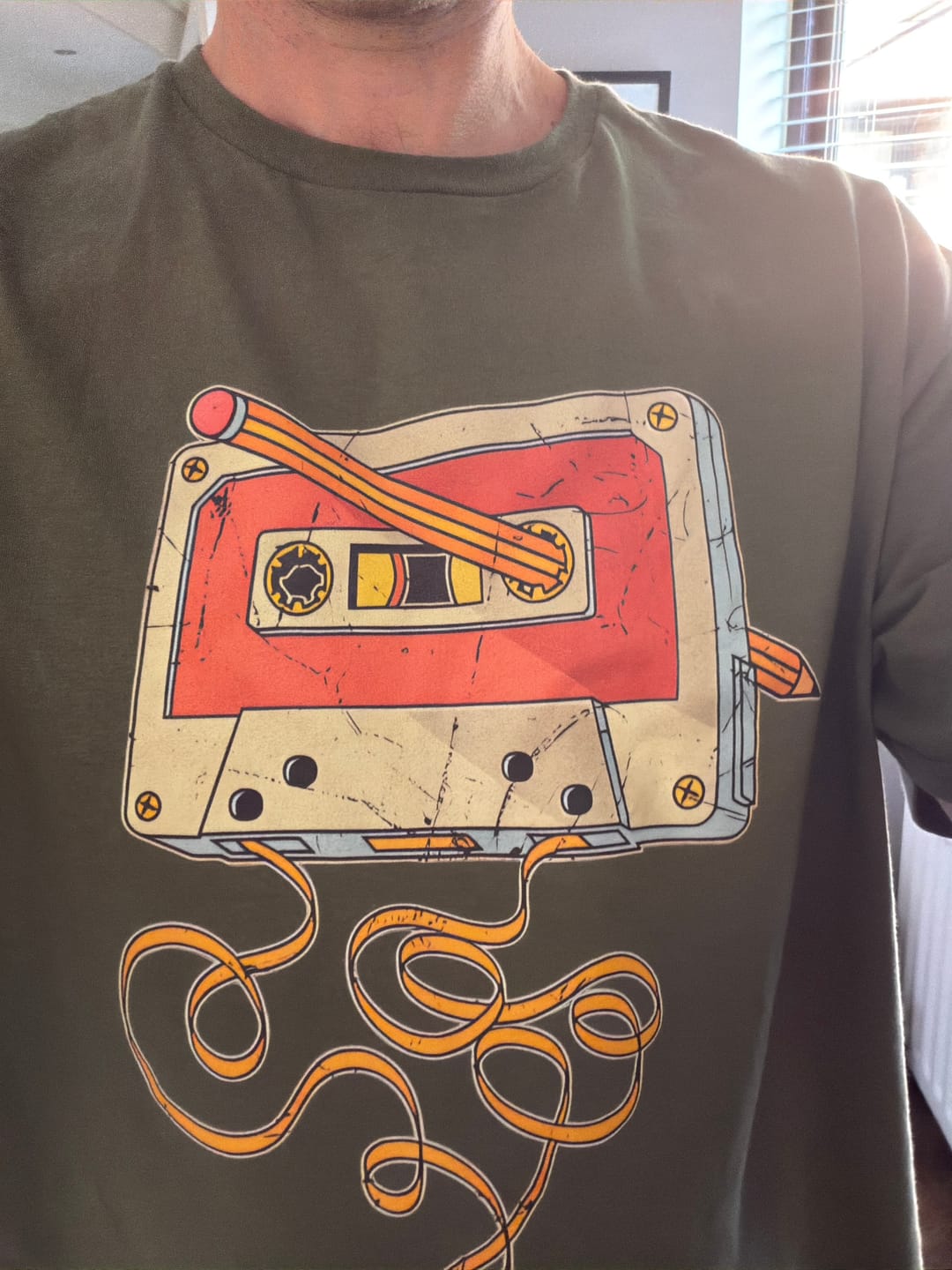 Customer photo review of Oldskool Skills T-Shirt
