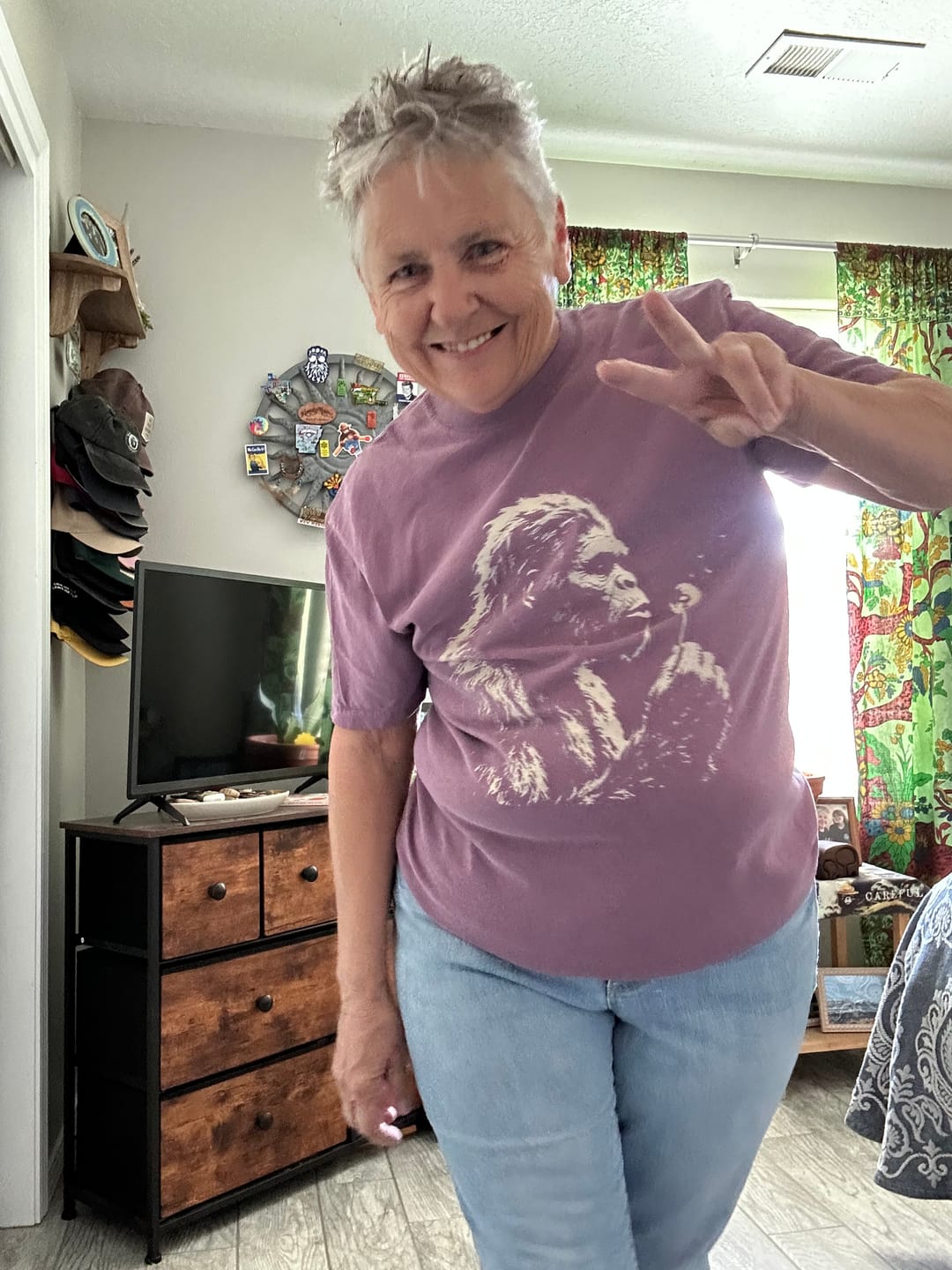 Customer photo review of Blowing Wishes T-Shirt