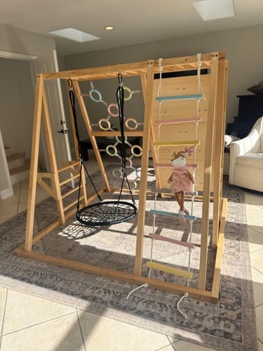 Customer photo review of Sweetgum Indoor Sensory Playset