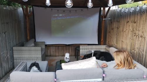 Customer photo review of CineMaster Pro® - 4K Smart Projektor