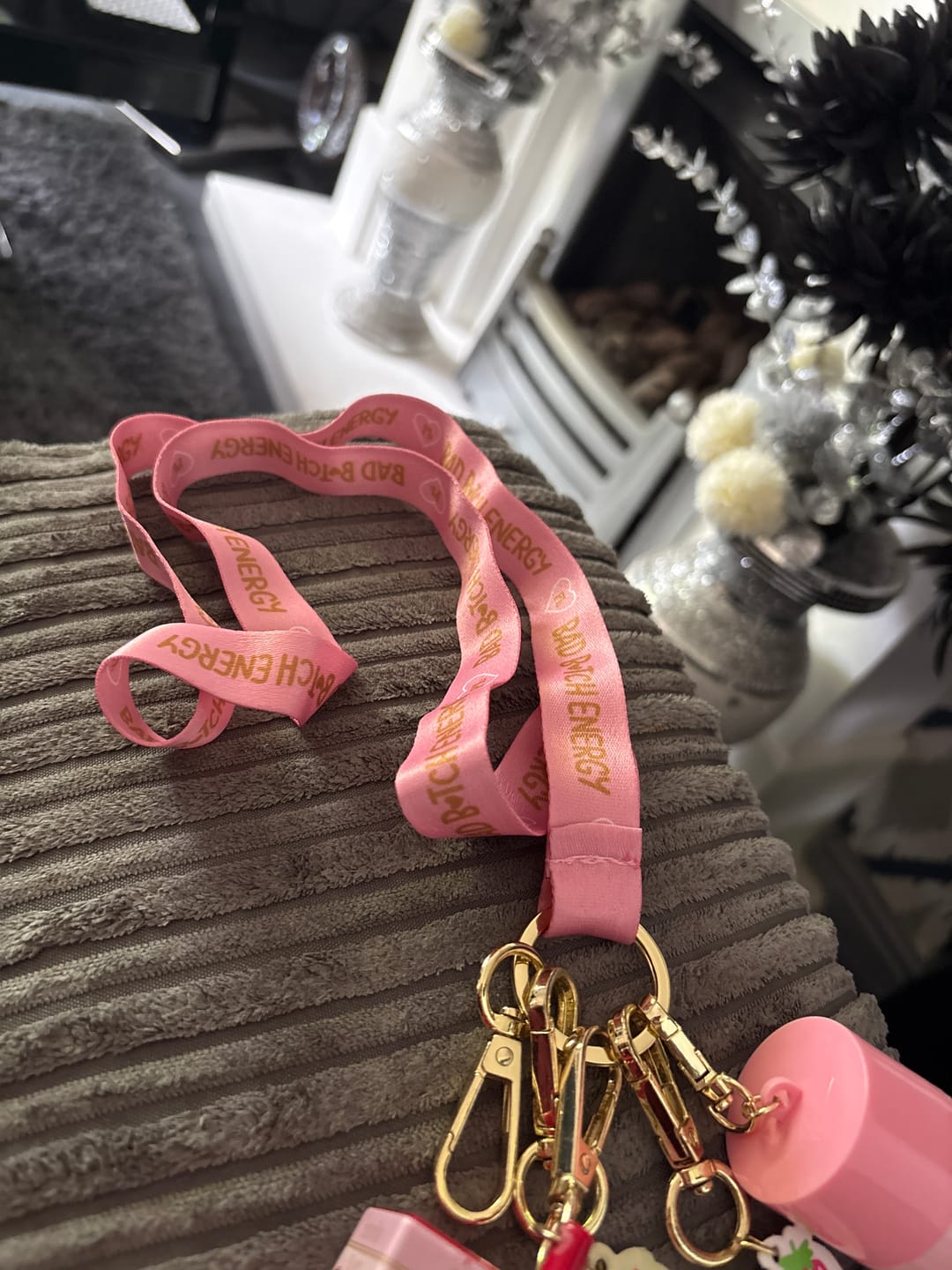 Customer photo review of You're So Charming Neck Lanyard