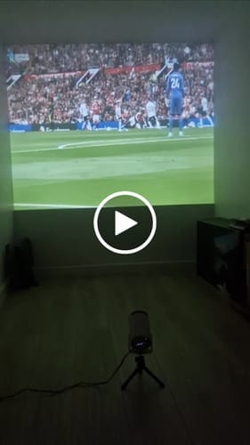 Customer photo review of CineMaster Pro® - 4K Smart Projektor
