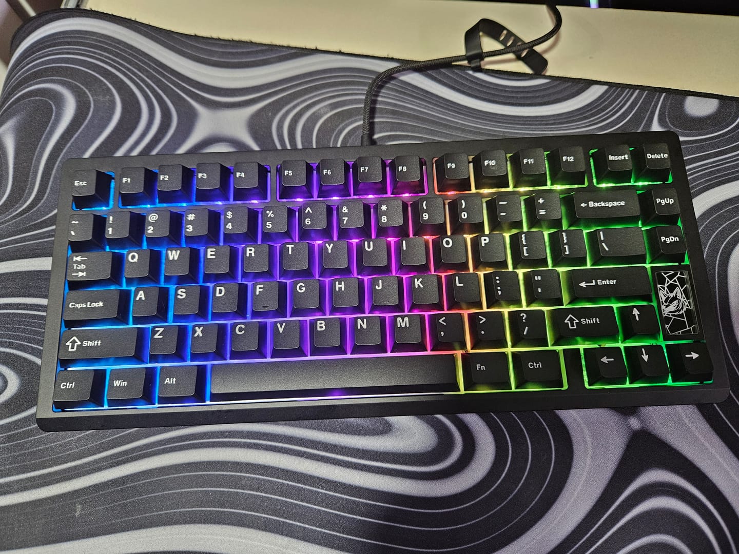 Customer photo review of Chilkey Slice75 HE Alüminyum Klavye (Manyetik Switch / HE)