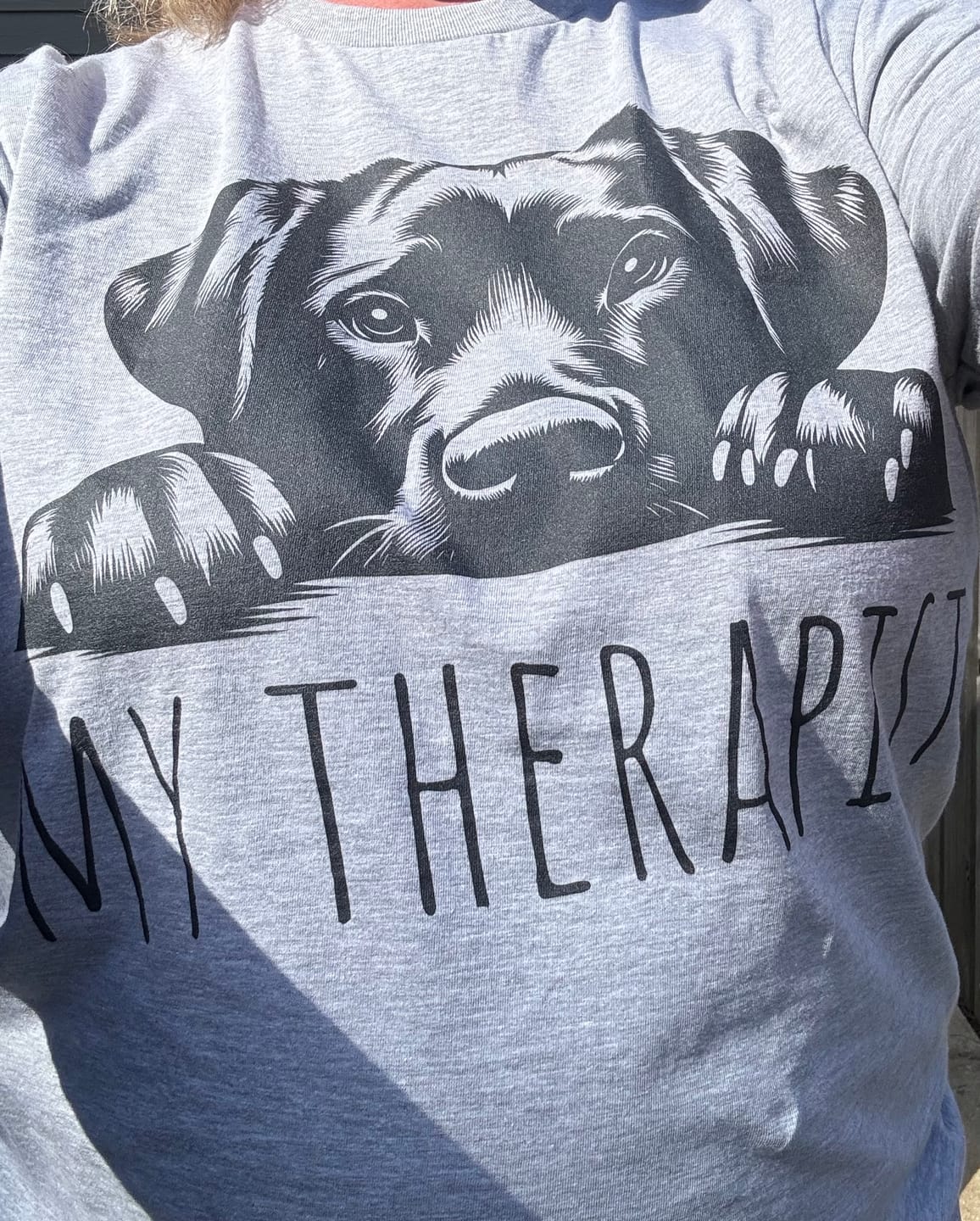 Customer photo review of My Therapist Labrador