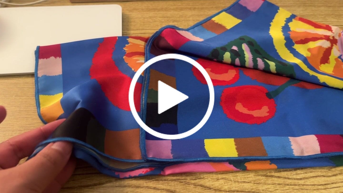 Customer video review of Mascada Frutas azul