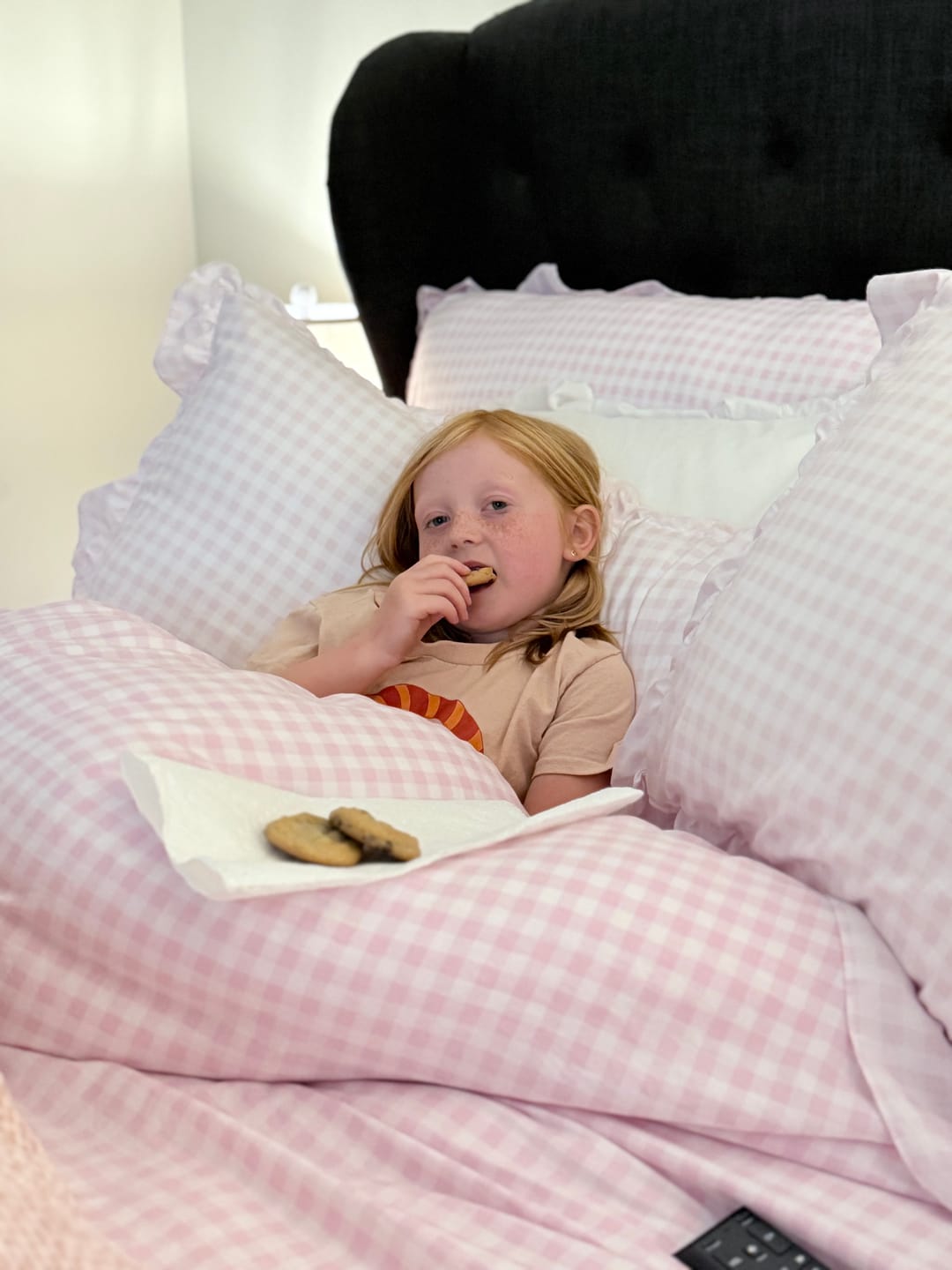 Customer photo review of Waterproof & Stain-Resistant Hotel Pillow