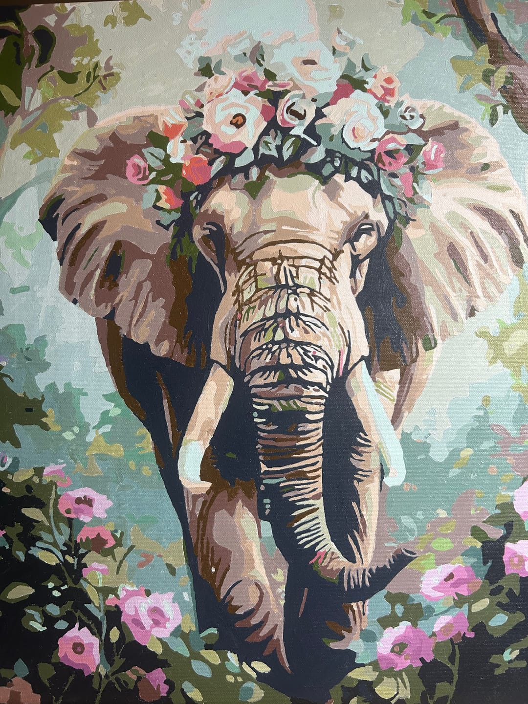 Customer photo review of Flower Crowned Elephant