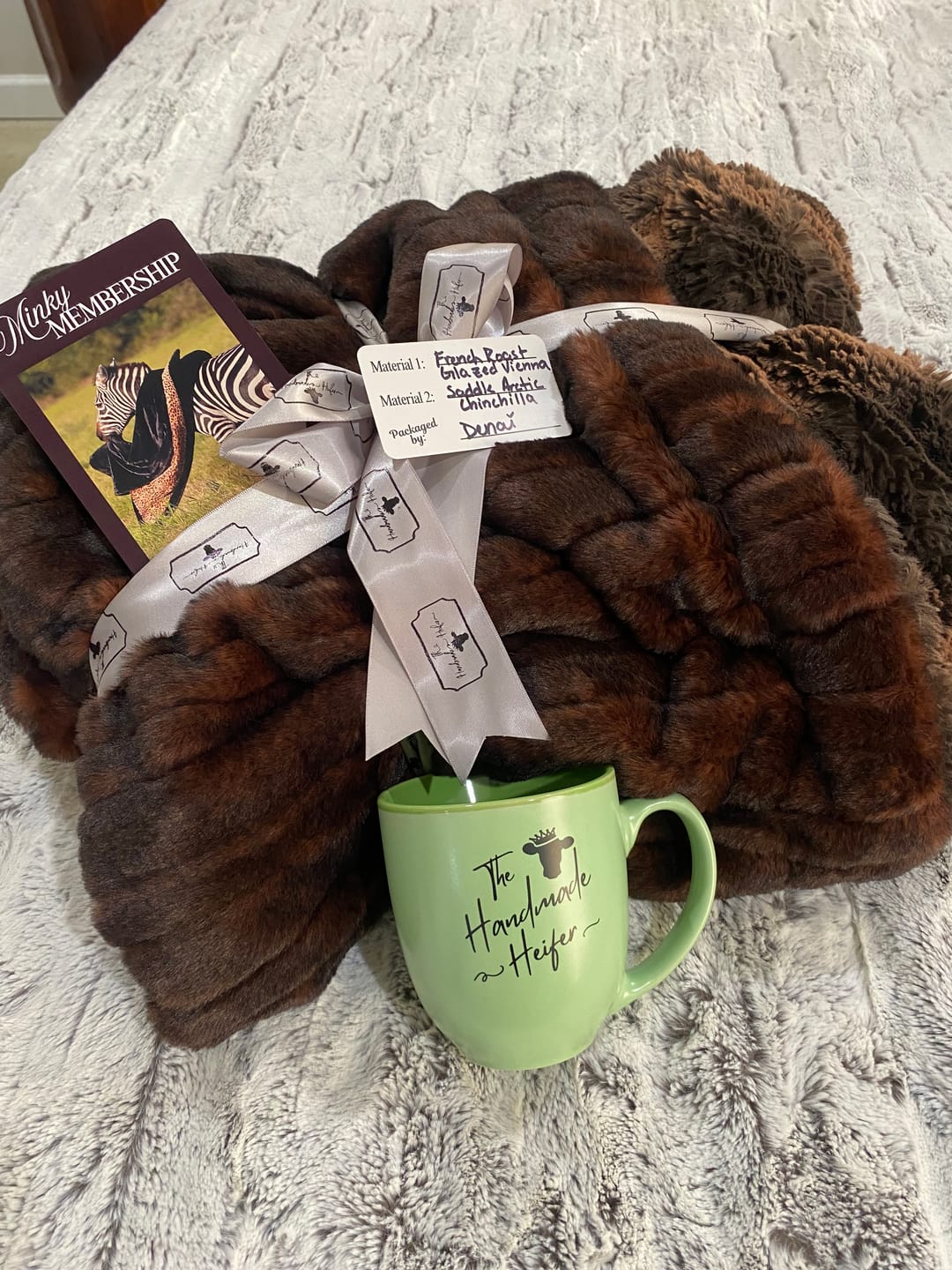 Customer photo review of Travel Size Blanket Subscription