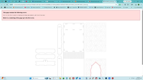 Customer photo review of 2 Wedding photo usb box SVG laser cut file