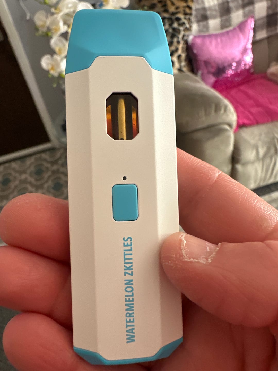 Customer photo review of 3 Gram HHC Vape Pen - Watermelon Zkittles | Indica