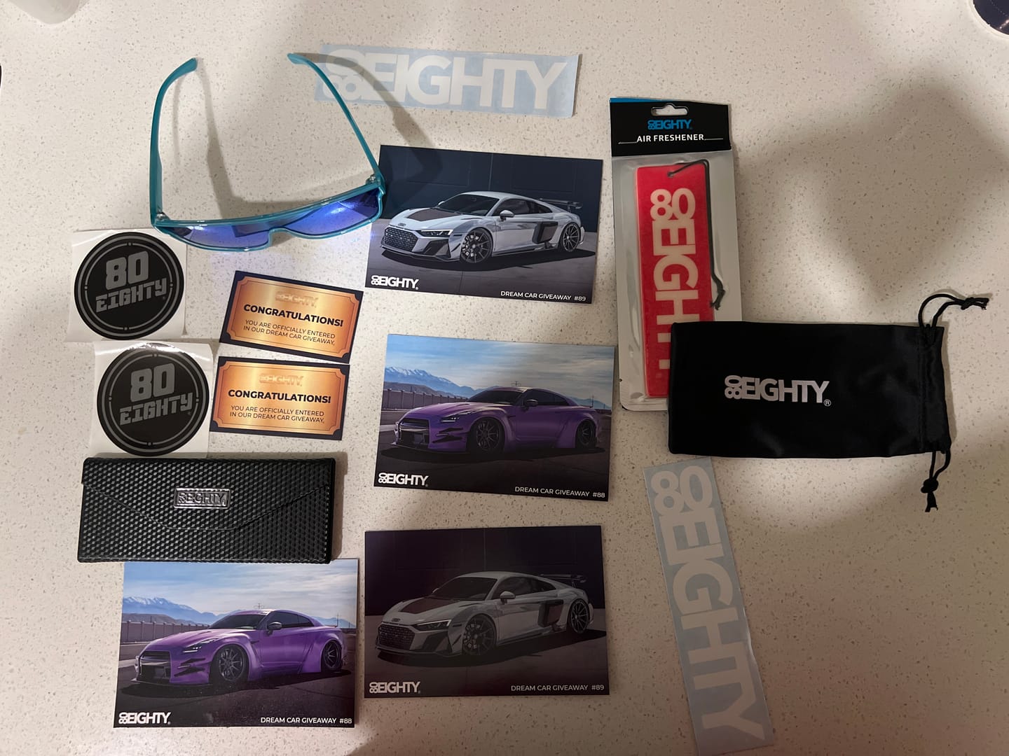 Customer photo review of 80Eighty® Polarized Bay Sunglasses