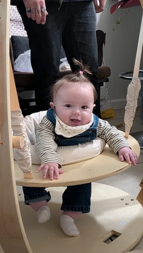 Customer photo review of Ivy | 3-in-1 Baby Bouncer,  Gym & Toddler Activity Table