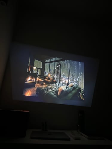 Customer photo review of CineMaster Pro® - 4K Smart Projektor