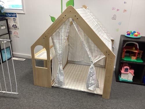 Customer photo review of Flair | Playhouse & Sensory Desk